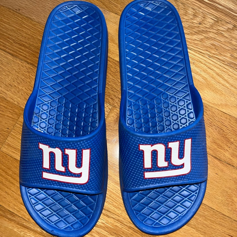 NY Giants Slides Mens XL
